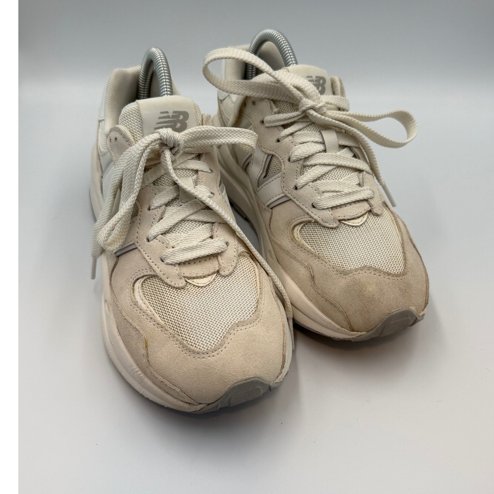 New Balance 57/40 Sea Salt Calm Taupe Suede Mesh Sneakers Sz 9 Women's